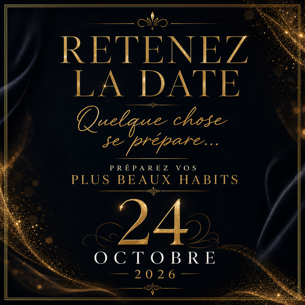 Marquez votre calendrier! On a quelque chose à célébrer... plus d'informations à venir!